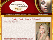 Tablet Screenshot of masterstouchjacksonville.com